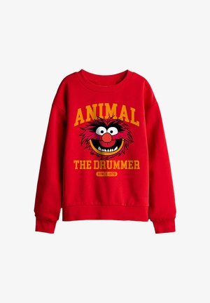 Disney, THE MUPPETS ANIMAL THE DRUMMER COLLEGIC UNISEX - Sweatshirt - red