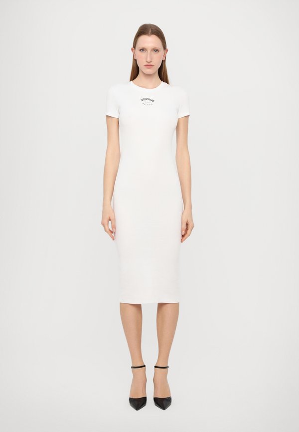 URBAN - Strickkleid - fantasia bianco