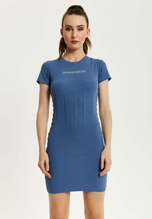 House of Holland CORSET MINI IN  - Shift dress - blue