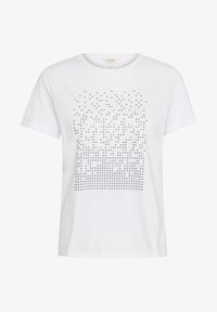 Selected, white shimmer dot print