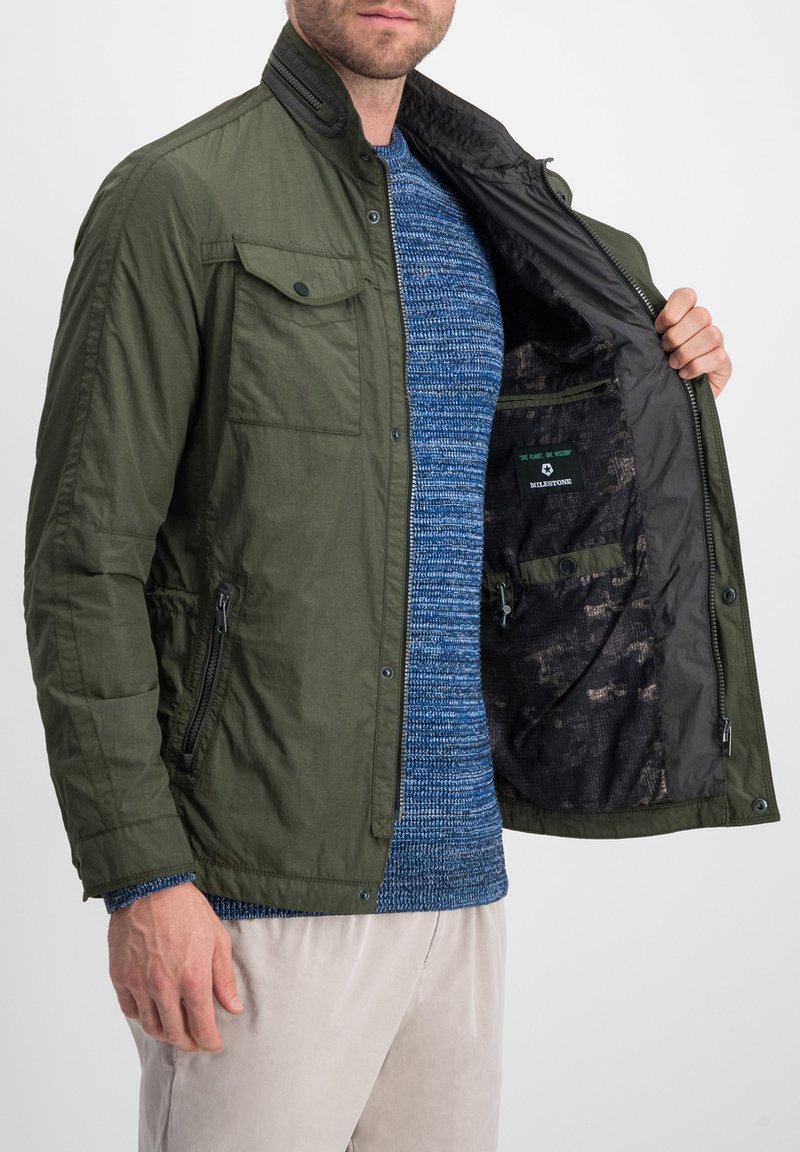 Milestone MSCARUSO - Übergangsjacke - khaki - Zalando.de 