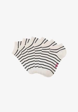 H.I.S, 6 PACK - Socken - ecru mit schwarzen ringel