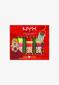 NYX Professional Makeup HOME ALONE FAT OIL LIP DRIP TRIO - Sminkset - 02, 05, 10 - missed call, newsfeed, splash of cream