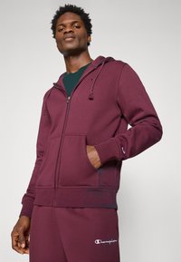 Champion ICONS TONAL FULL ZIP HOODIE - Mikina so zipsom - bordeaux