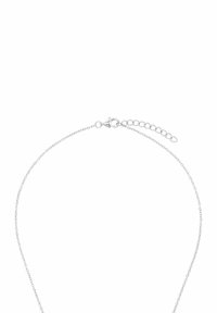 Silverhalsband med en fin kedja, som har en hummerklämma och justerbar längd med en länkförlängning i ena änden.