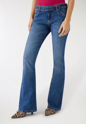 Jeans bootcut - blu denim medio