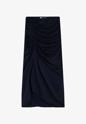 Scalpers, SCALPERS SCICDRAPPED SKIRT - Kokerrok - navy