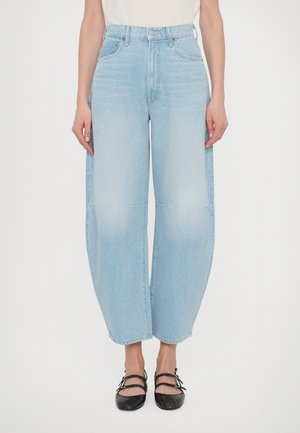 Mother THE PONY KEG - Wide Leg - light blue denim