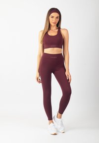 Carlheim Leggings - Byxor - burgundy