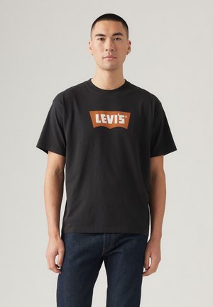VINTAGE GRAPHIC TEE - Print T-shirt - vintage pecan batwing caviar