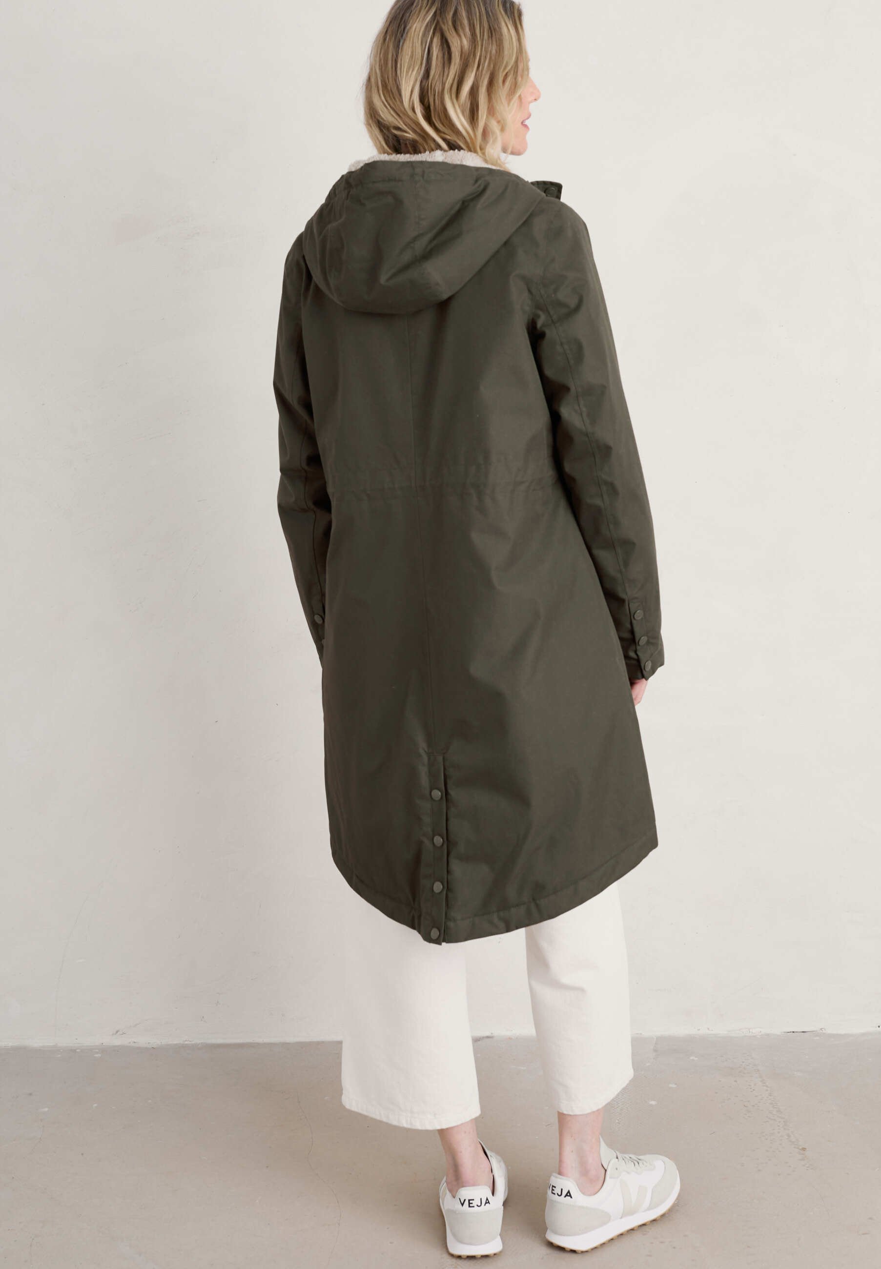 Seasalt Cornwall PLANT HUNTER - Waterproof jacket - green woodland
