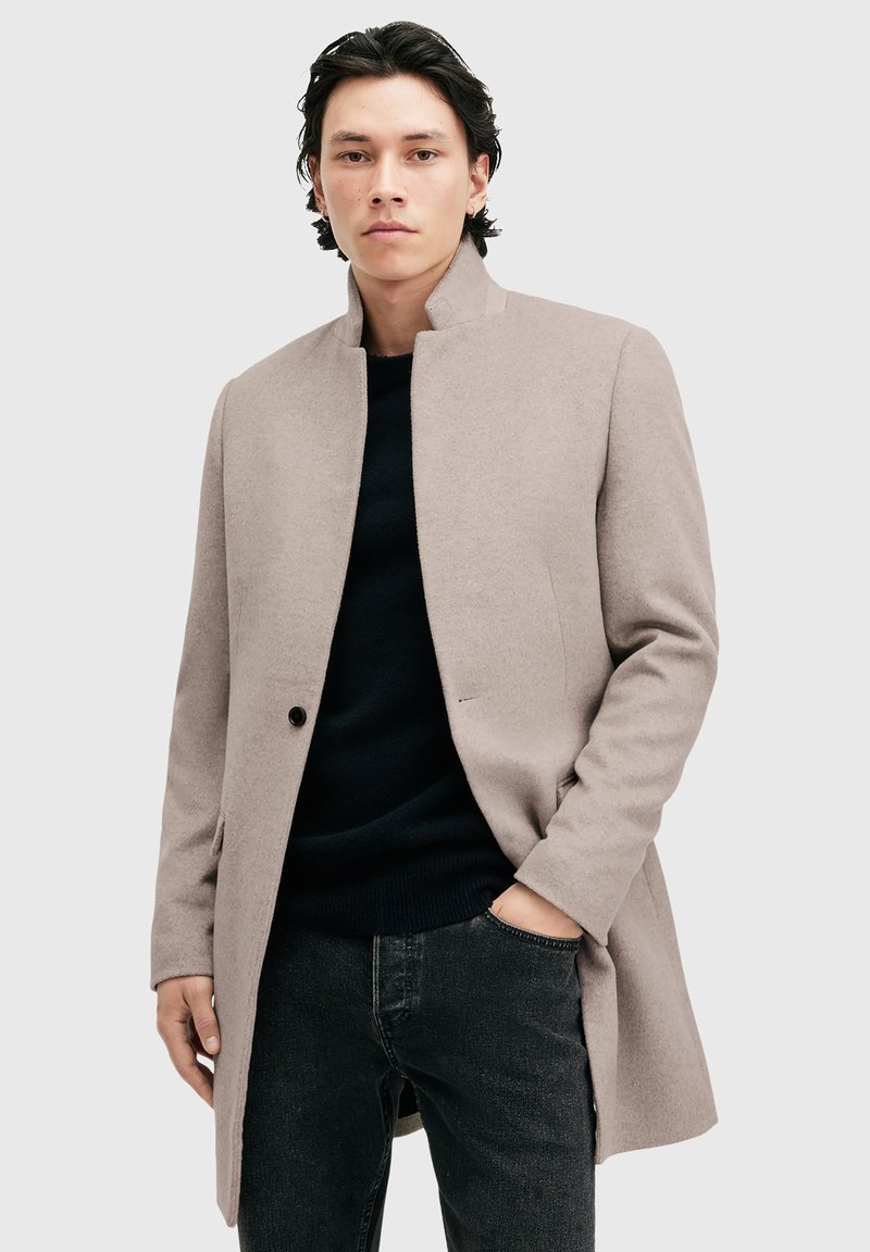 AllSaints HARGROVE COAT - Klasszikus kabát - oatmeal white