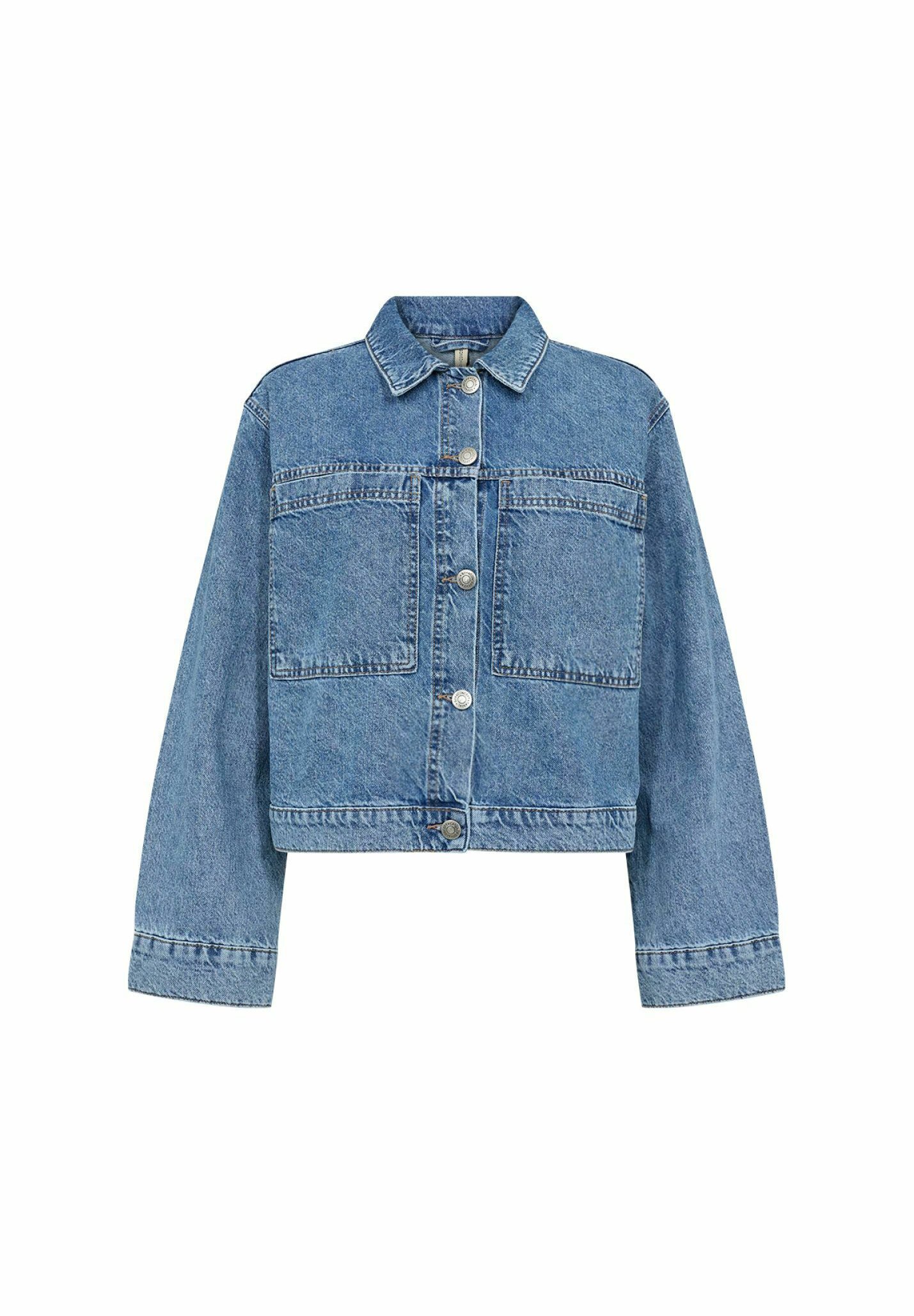 Soyaconcept SC-DOLORES 2 - Denim jacket - medium blue denim/blue