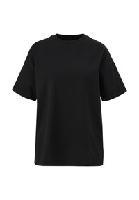 QS MIT RÜCKENPRINT - T-shirt print - schwarz