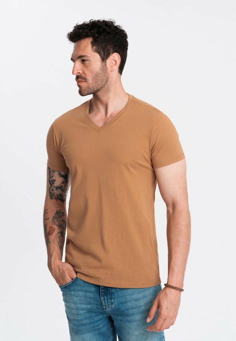 Ombre TSBS - T-shirts basic - brown