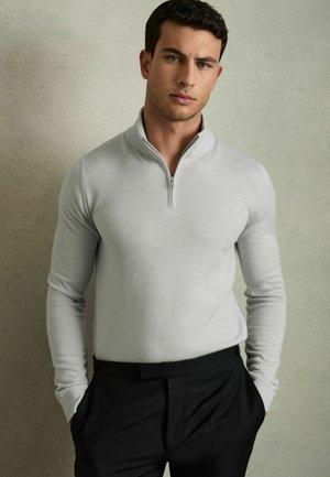 REGULAR FIT BLACKHALL HALF-ZIP  - Strickpullover - iced blue