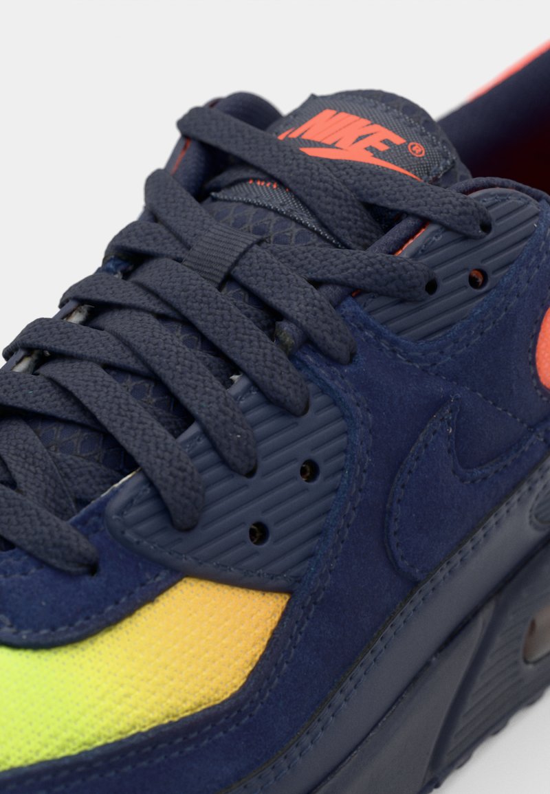 Nike Black and Blue Sneakers with Yellow and Orange Accents 20513745_50442993_600.jpg main image 3