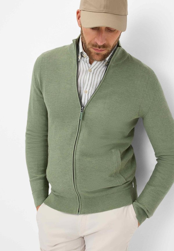 STYLE JAKE - Strickjacke - thyme