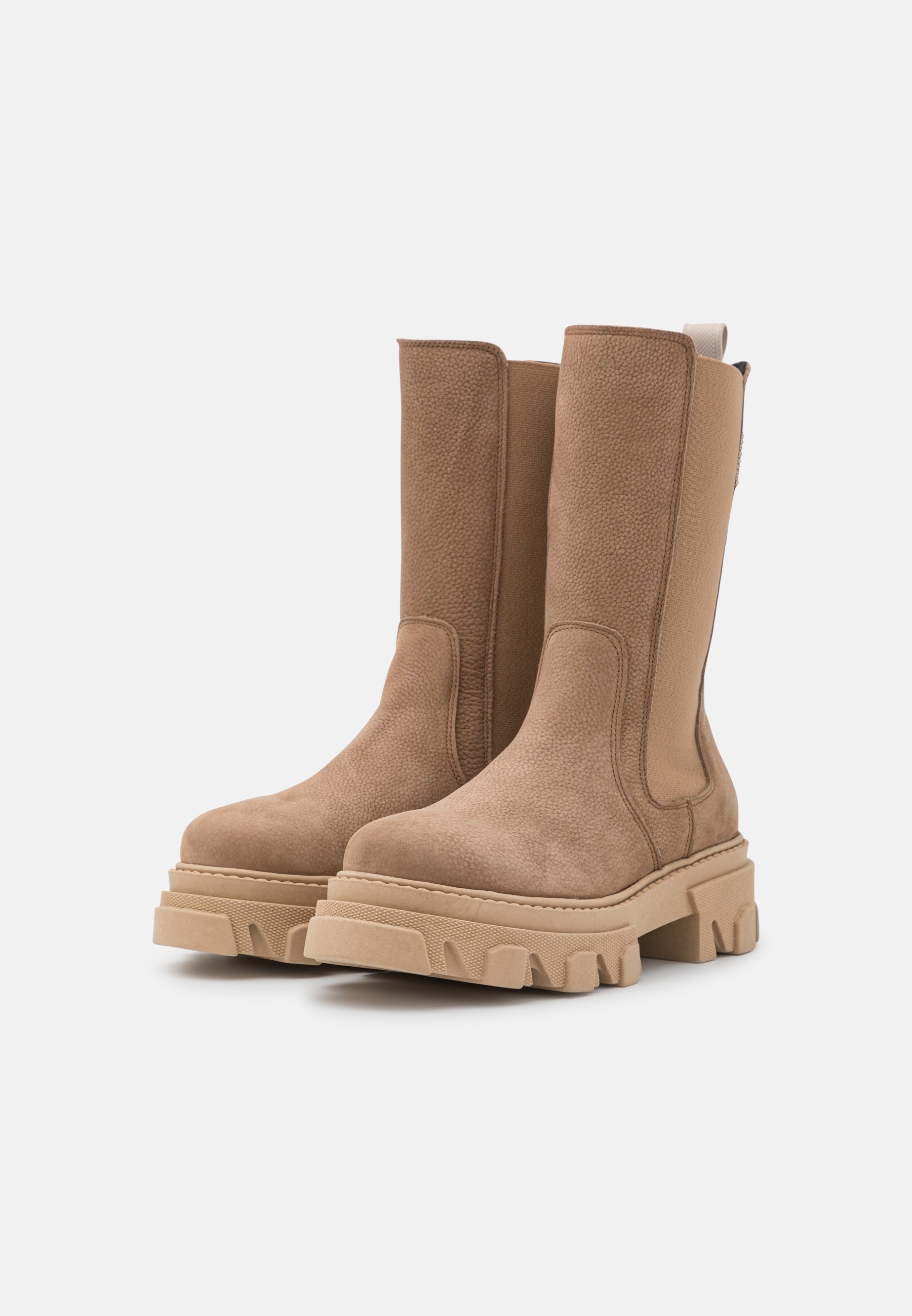 Bullboxer Plateaustiefel - beige/camel 