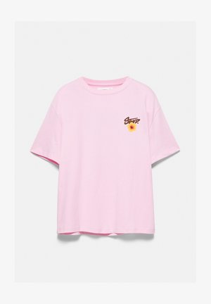 PULL&BEAR, STWD FLOWER - T-SHIRT - Printtipaita - pink