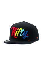 Nifty. Snpbcks RAINBOW SNAPBACK - Cap - schwarz - Zalando.de