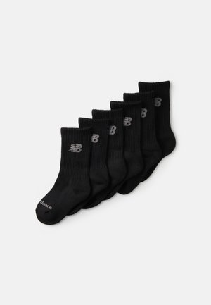 KIDS PERFORMANCE BASIC CREW SOCKS UNISEX 6 PACK - Čarape - black