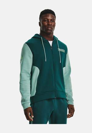 SUMMIT - Sweat à capuche zippé - dark green