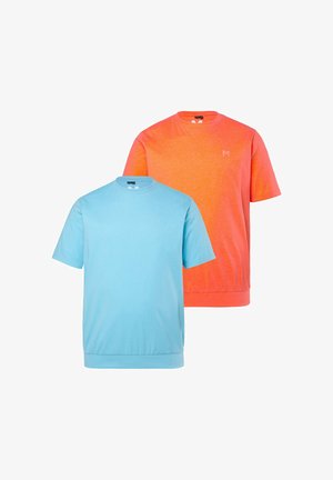 Men Plus, MEN+ T-SHIRTS, 2ER-PACK, BAUCHFIT, BASIC, HALBARM, BIS 8 XL - T-shirts basic - coral