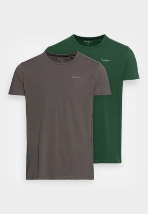 Pepe Jeans ORIGINAL 2 PACK - Jednoduché tričko - forest gree/modern grey