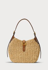 POLO ID RAFFIA SMALL SHOULDER BAG - Τσάντα χειρός - natural/cuoio