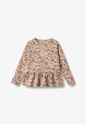 Wheat, T-SHIRT CAROLINA - Μπλούζα με μακριά μανίκια - soft sand flower wine