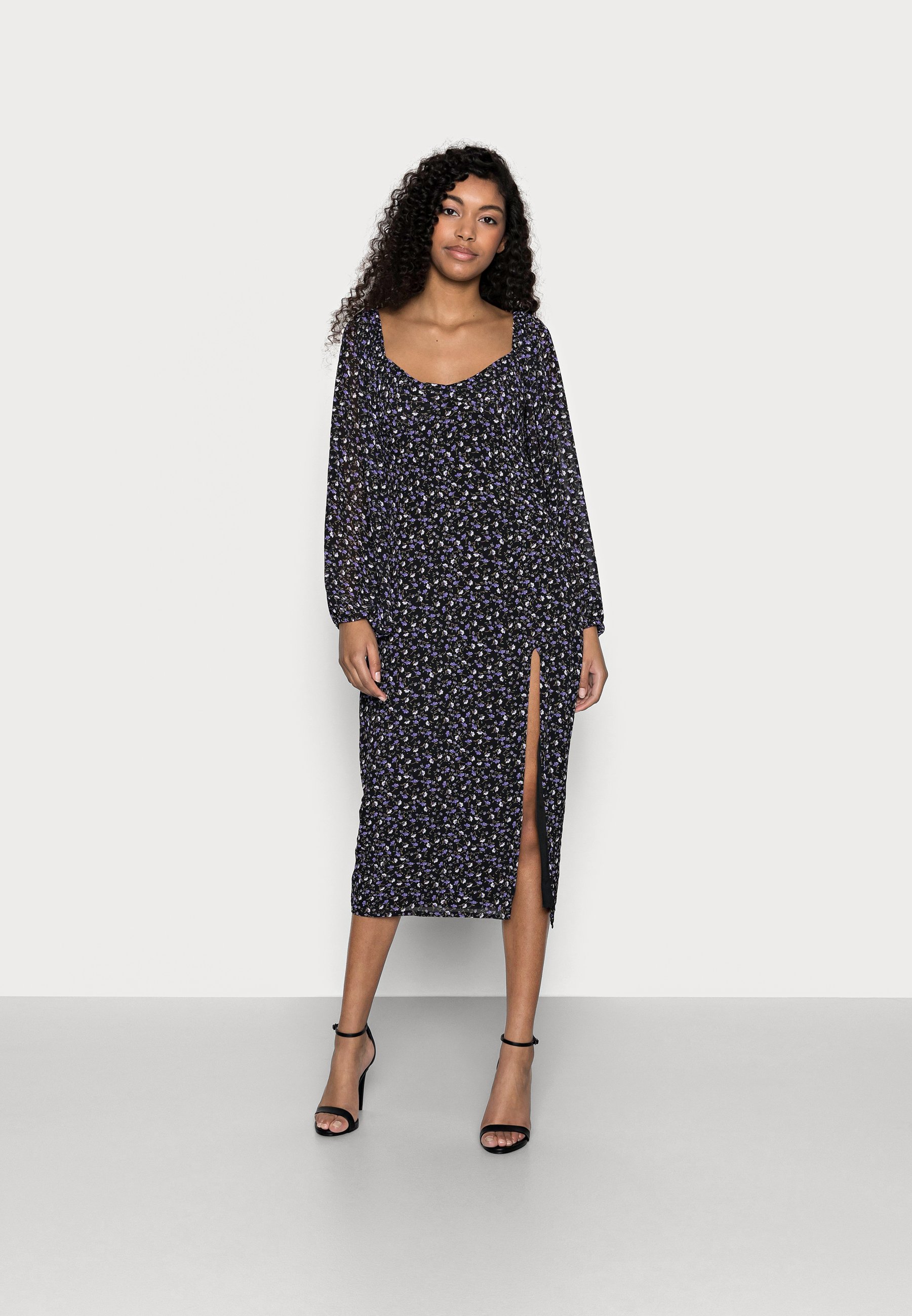 milkmaid dress purple