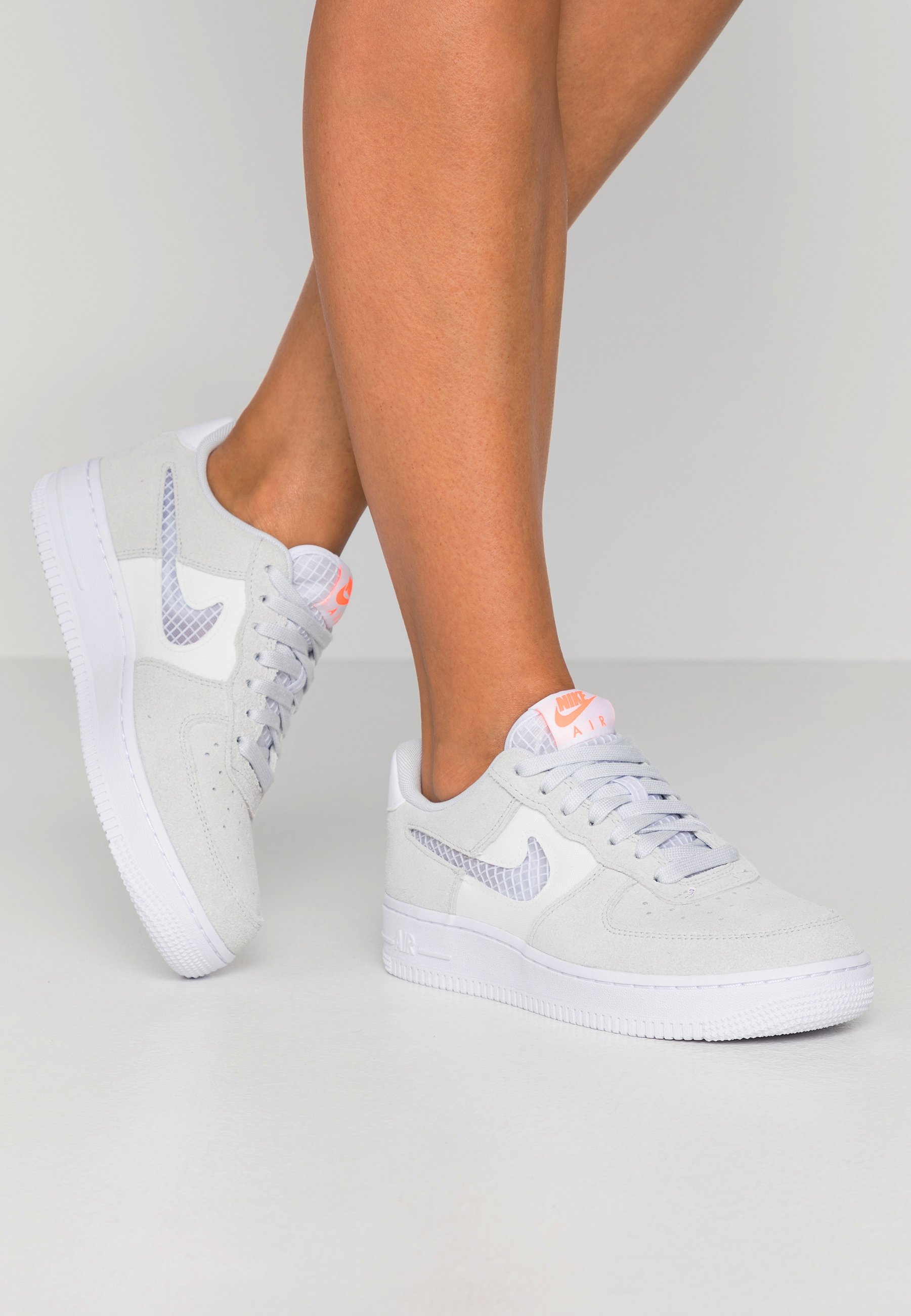 nike air force 1 white pure platinum metallic silver