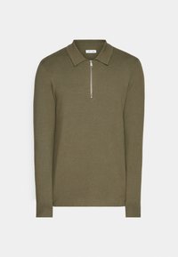 GUNA HALF ZIP - Pulover - dusty olive