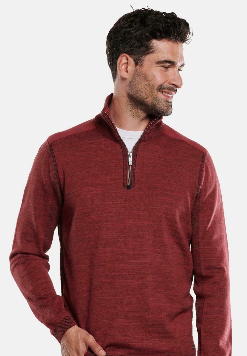 Herren Strickjacken | Engbers Strickpullover rot - MI87038 Herren Strickjacken | Engbers Strickpullover rot - MI87038