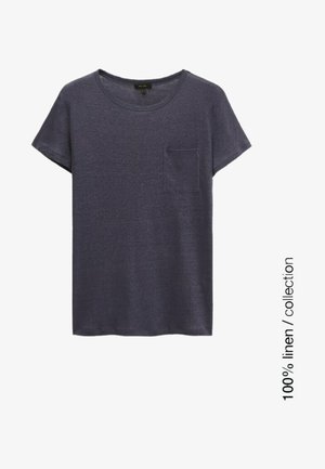 MIT TASCHE - T-shirt basique - blue