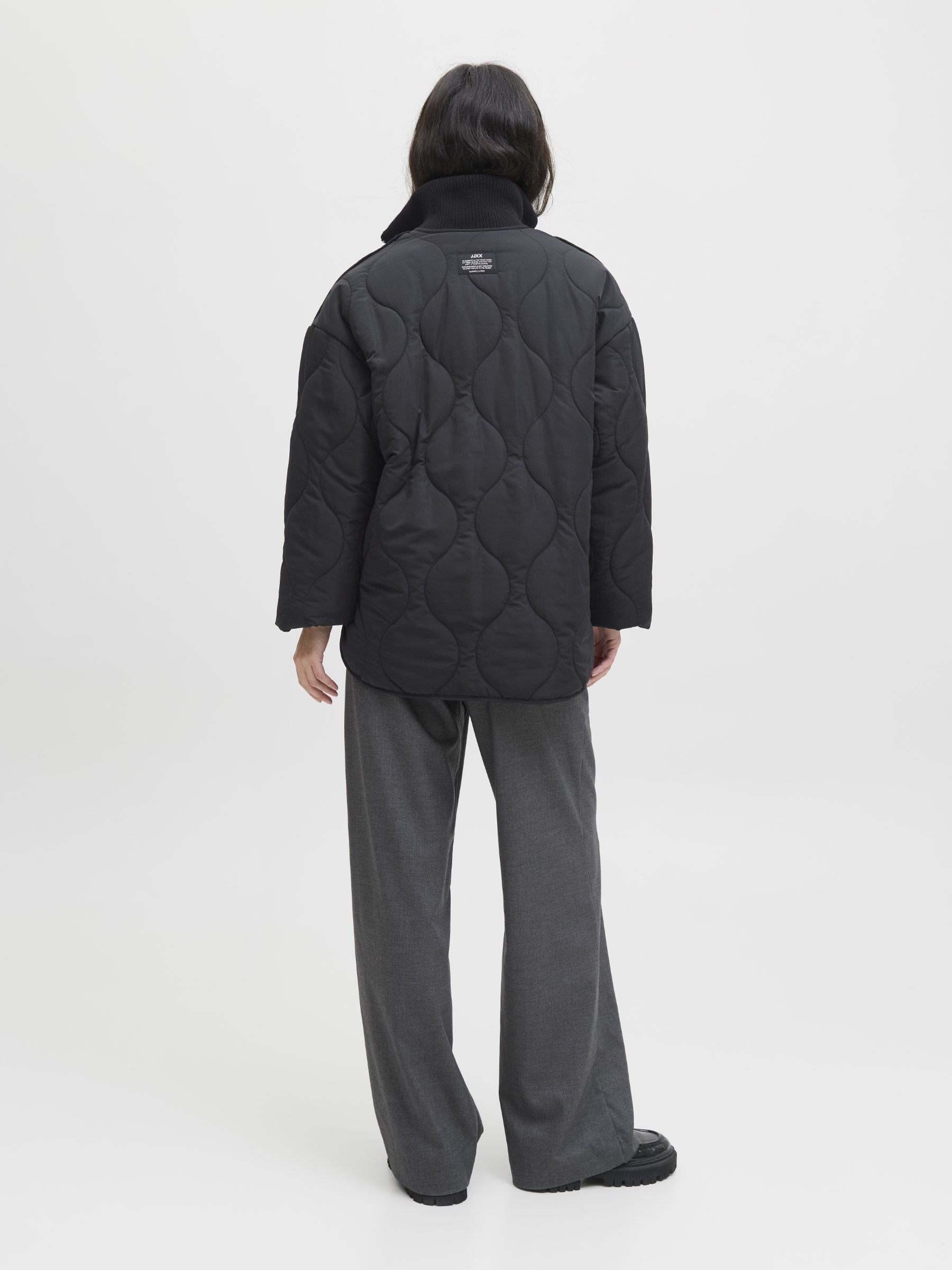 JJXX JXSERENA MID QUILTED OTW SN - Winter jacket - black