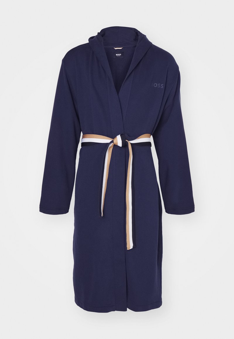 BOSS ICONIC ROBE - Badekåpe - dark blue/mørkeblå - Zalando.no