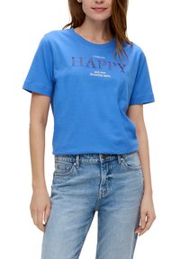 s.Oliver T-shirt print - royalblau