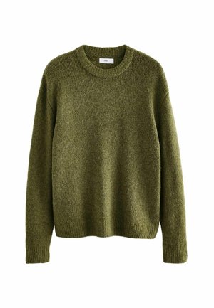 Next FLUFFY TEXTURED CREW - Jumper - green