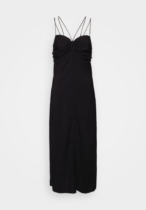 DESIGNERS REMIX VALERIE MIDI TIE DRESS - Cocktail φόρεμα / Φόρεμα για πάρτι - black