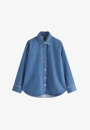 Lindex, LINDEX OVERSIZED DENIM SHIRT LINDEX - Skjortebluser - blue denim