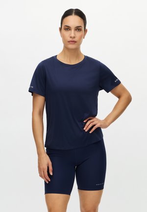 LOGO TEE - Camiseta estampada - indigo