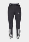 TECHFIT STRIPES 7/8 LEGGINGS - Tamprės - black