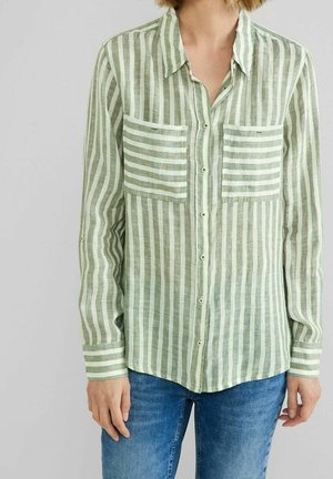 Overhemdblouse - dark green