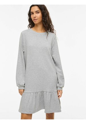 VIHARISA LANGÄRMELIGES - Hverdagskjole - light grey melange