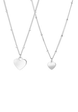 2 PIECES  - Ketting - silver-coloured