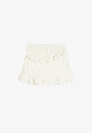 Koton TEXTURED - Minijupe - white