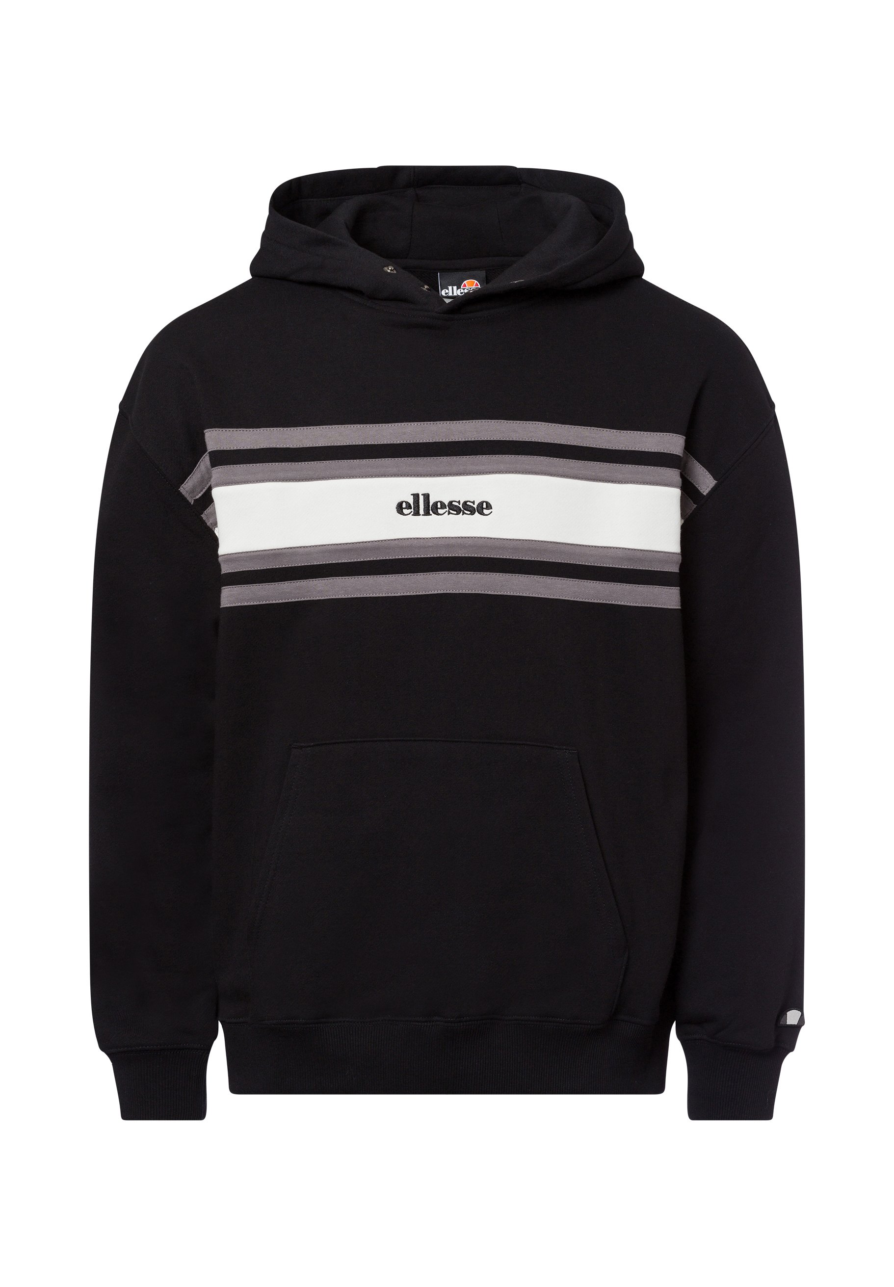 Ellesse GUSPINI Felpa con cappuccio schwarz mehrfarbig/nero