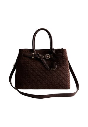 TRIPLE COMPARTMENT - Borsa a mano - dark brown